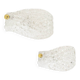 Pair of Murano glass 'bubble' sconces by Hillebrand