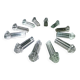 Set of 12 antique glass knife holders art deco style