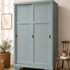 Parisian Art Deco wardrobe with sliding doors.