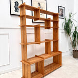 Vintage pine bookshelf