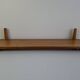 Midcentury Czechoslovak Wooden Wall Shelf, 1960s