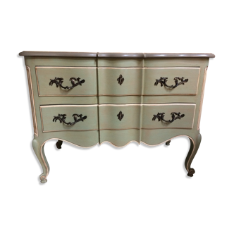 Commode arbalète deux tiroirs