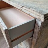 Patinated chest of drawers
