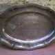 Silver metal dish