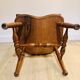Chaise bois massif avec accoudoirs