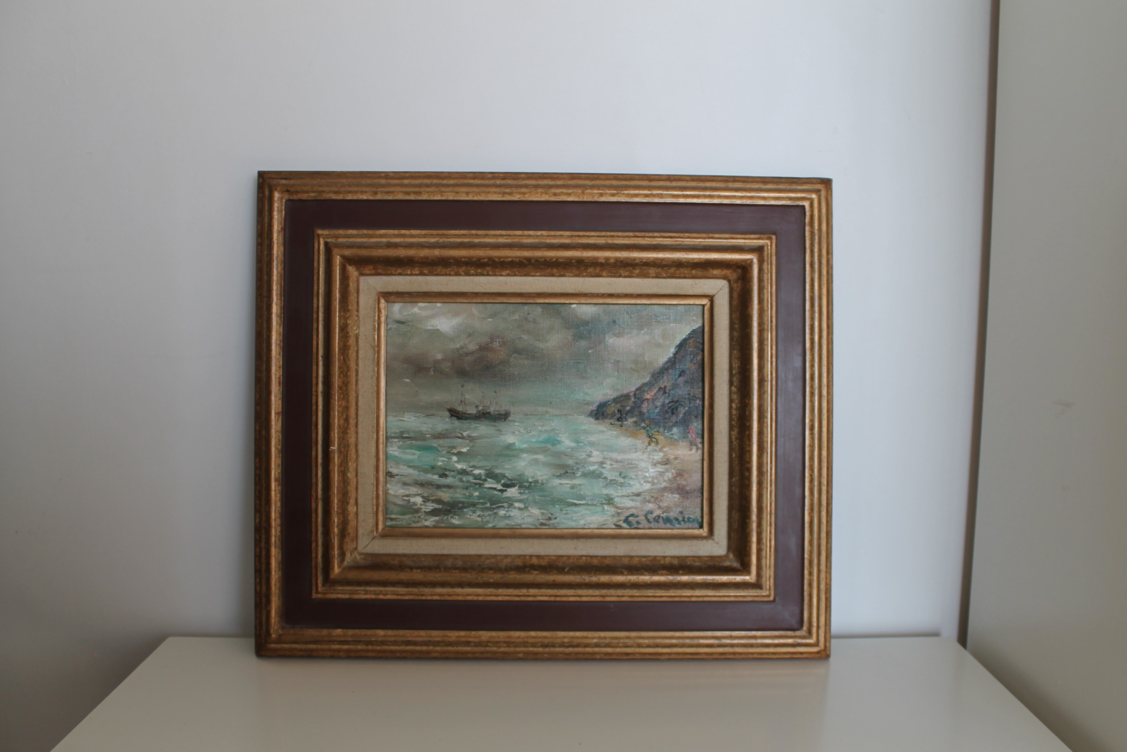 Painting Normandie Marine Constant Censier