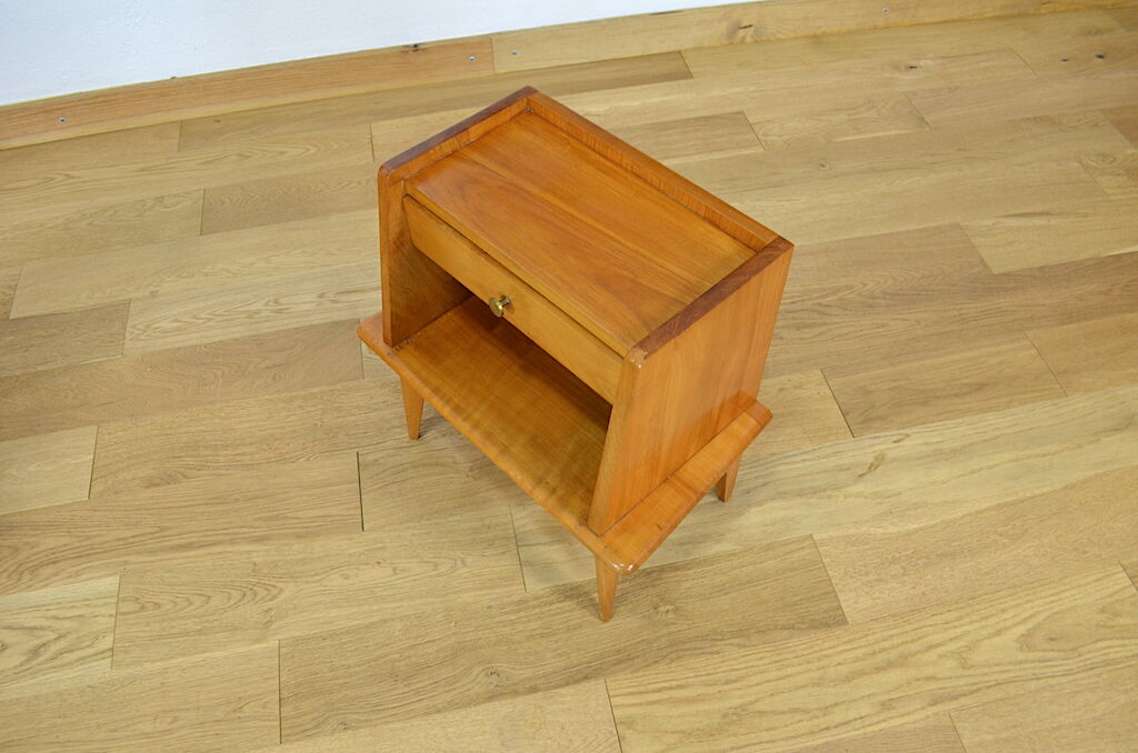 Pair of feet compas side tables - 1950