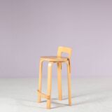 1960s “K65” Stool by Alvar Aalto for Artek, Finland
