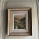 Oil on panel by J. Denier 1920 La Maurienne