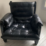 Armchair and footrest by Luciano Frigerio 1960