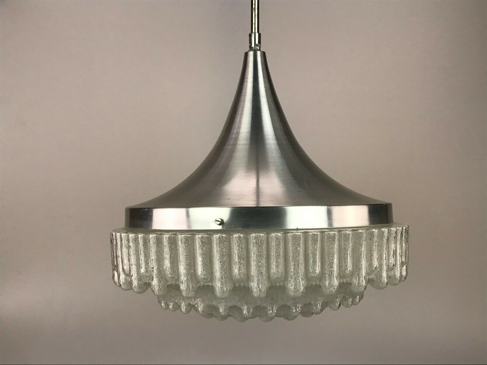 Hanging lamp ball lamp bubble chrome glass space age design