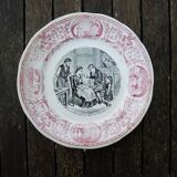 12 old talking plates from Sarreguemines – Discoverers & Inventors