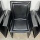 8 style Korium leather chairs in the style of Matteo Grassi
