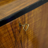 Bahut secretary wood laqué 70s