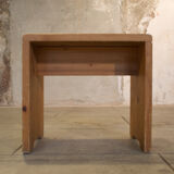 Series of eight stools Les Arcs Charlotte Perriand