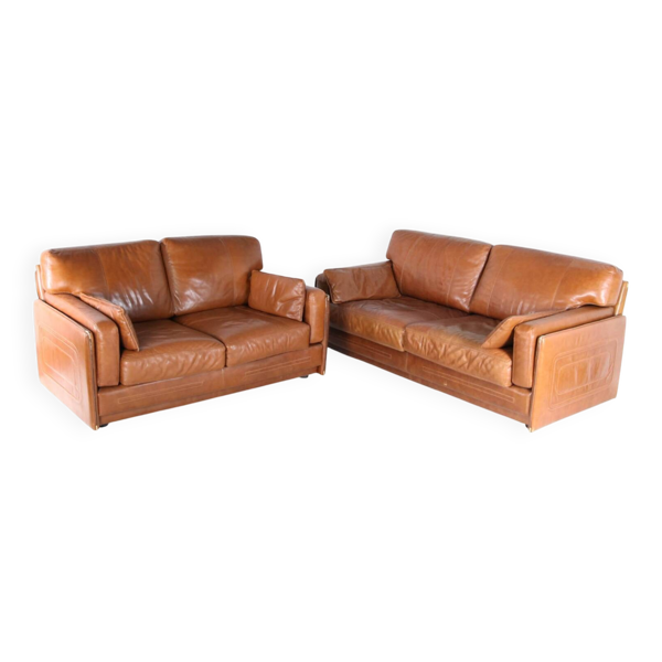 Salon en cuir Roche Bobois