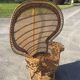 Emmanuelle chair in rattan and wicker 1970s