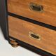Campaign chest of drawers 19th century