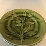 6 assiettes verte Choisy le Roi en parfait etat