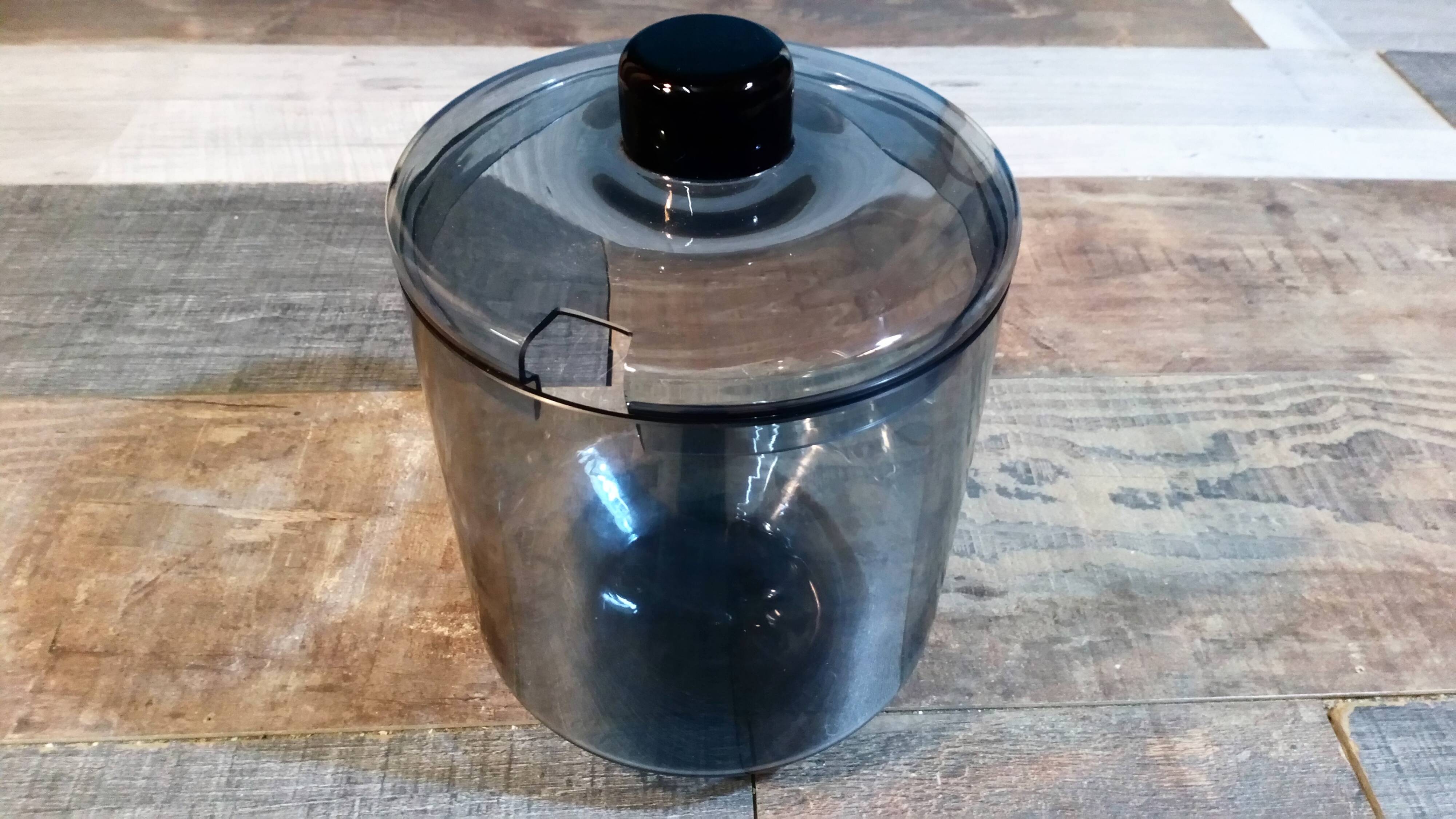 1960s glass ice bucket