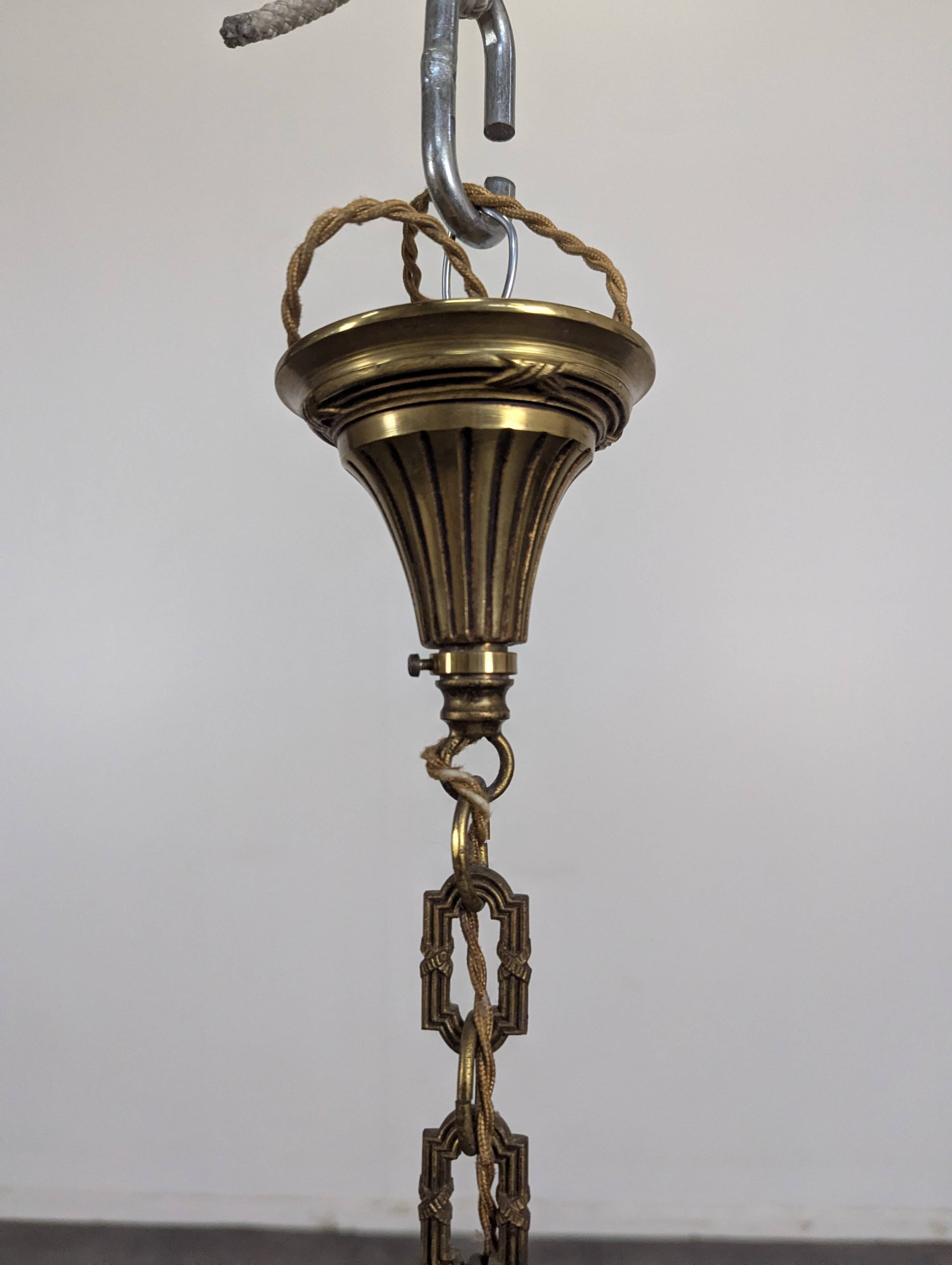 Circular bronze lantern