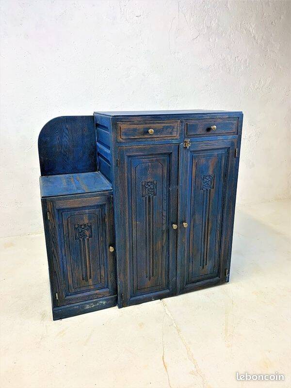 Blue vintage furniture