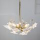 Vintage Italian Murano Glass Flower Chandelier