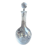 Engraved crystal carafe - Saint Louis Stella