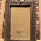 Tableau représentant un bateau en mer