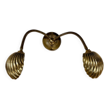 Articulated shell wall light