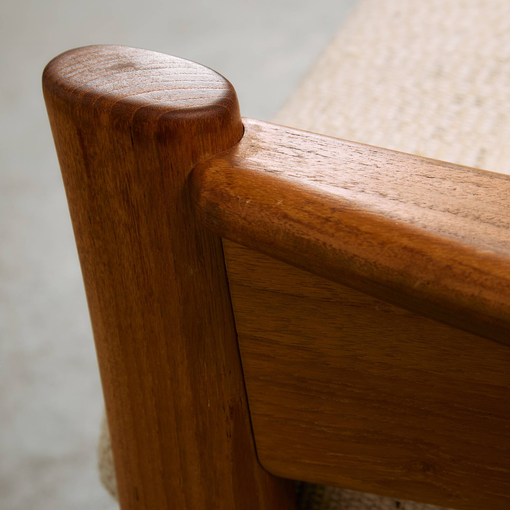 Dyrlund Three-Seater Sofa in Solid Teak