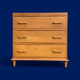 Vintage oak chest of drawers 1960