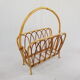 Porte revue bambou et rotin