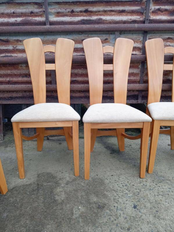 Série de 5 chaises vintage