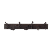 Antique coat rack with hooks