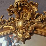 Louis XV gilded mirror