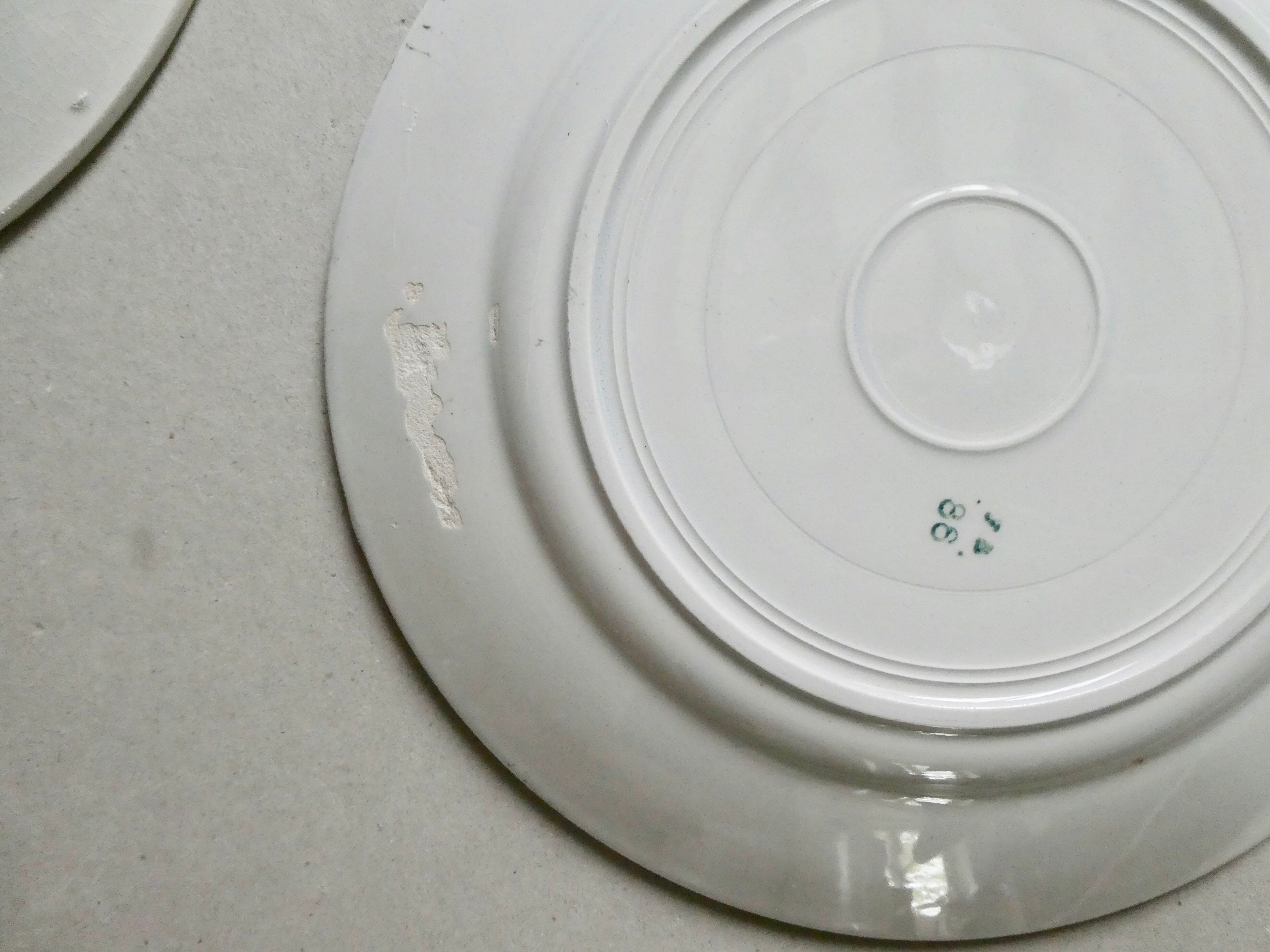 5 Badonviller ceramic plates