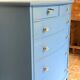 Commode semainier bleue zingueur