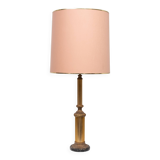 Hollywood Regency Gilded Brass Table lamp 1970s France