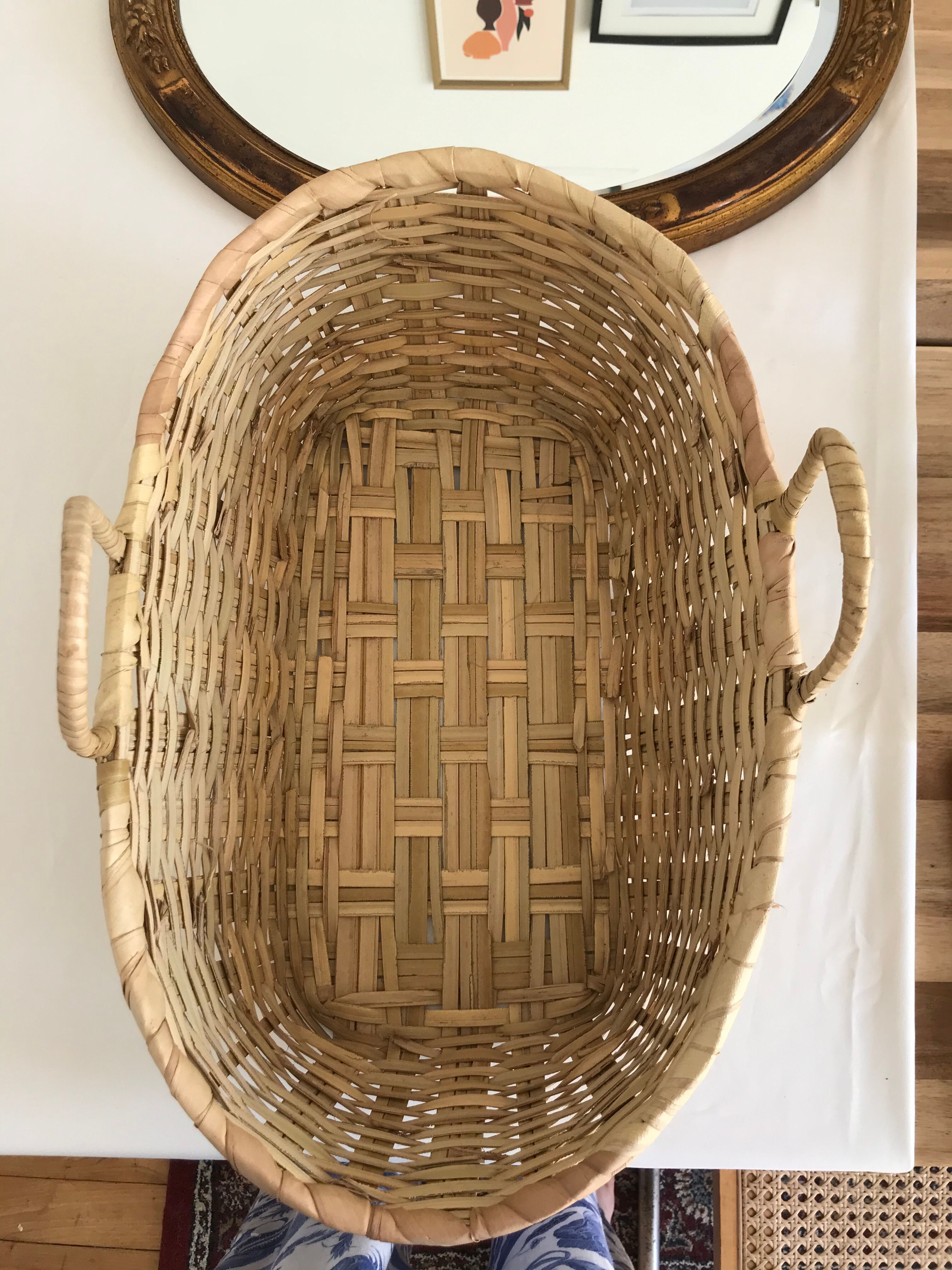 Wicker panière