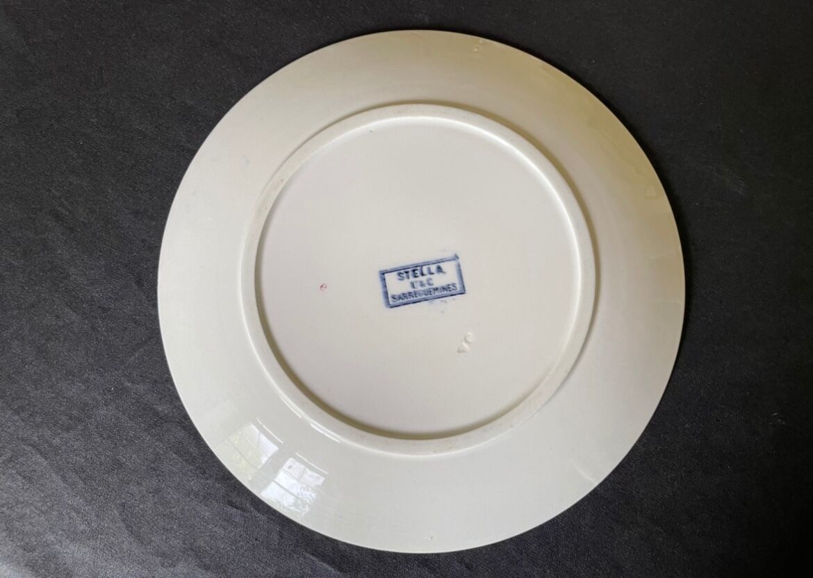 Dessert plates Sarreguemines model Stella