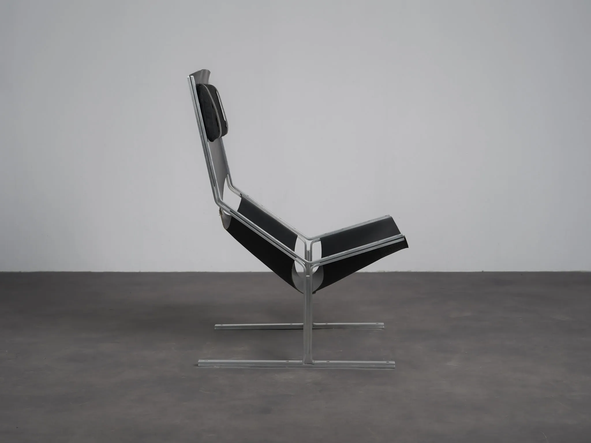 Rare leather lounge chair by Pierre Thielen for Metz & Co., Netherlands, 1960s