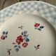 Old Round Plate in Ceramics by Digoin Sarreguemines Model Bastia