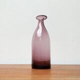 Mid-century Danish glass bottle vase, 1960s.