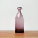 Vase en verre bouteille danois du milieu du siècle, années 1960