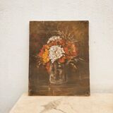 Acrylic on canvas, bouquet