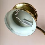 Midcentury Swedish Large Brass Table Lamp by Tyringe Konsthantverk