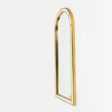 Large facet cut mirror with gilded frame by Deknudt, 1960s