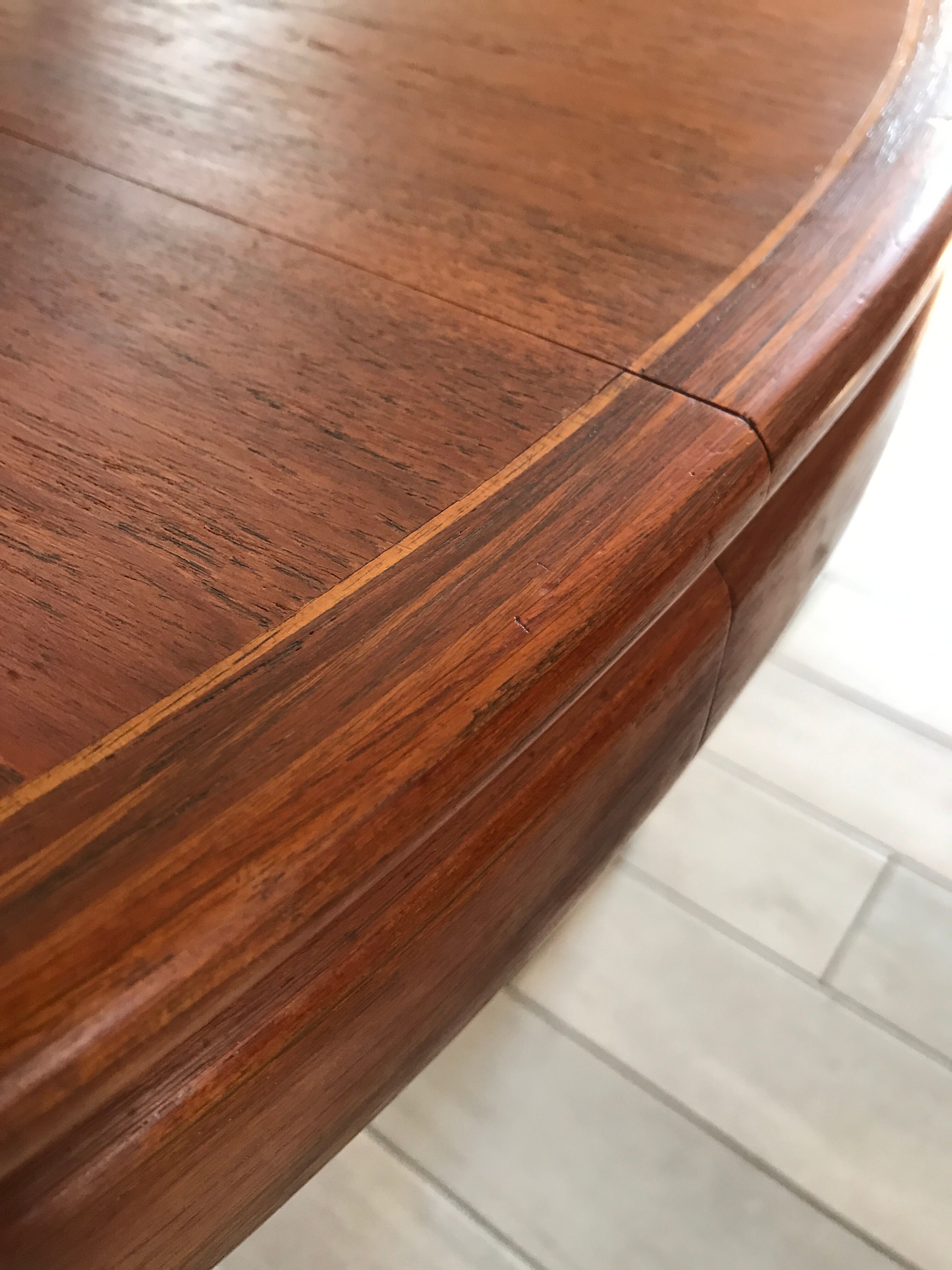 Scandinavian table Samcom design Arne Hovmand Olsen Denmark 60s