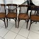 Set of 4 vintage bistro chairs from the 1960s.